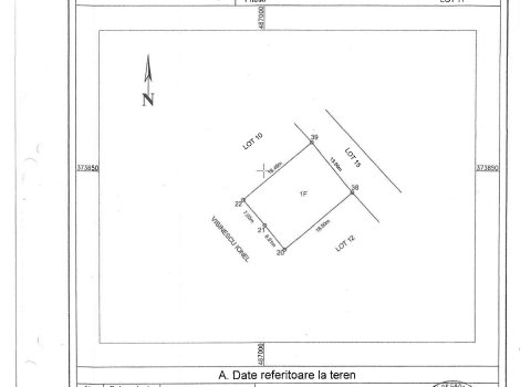 Teren cu Autorizatie de Construire Platou Gavana 250 mp