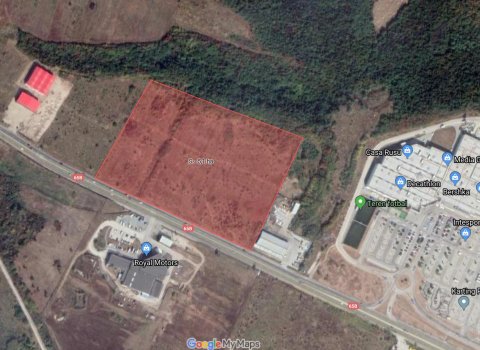 Teren in zona comerciala | Vama Pitesti |  S: 50.000 mp | Deschidere 270m | Autostrada