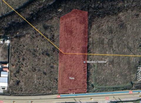 Teren in zona comerciala | Vama Pitesti |  S: 12.000 mp | Deschidere 65m | Autostrada
