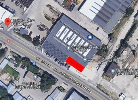 Hala | Spatiu Comercial | Pitesti | Zona Depozitelor 195mp + teren 286mp