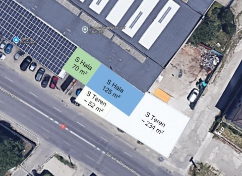 Hala 70 mp + teren 52 | Spatiu Comercial | Pitesti | Strada Depozitelor