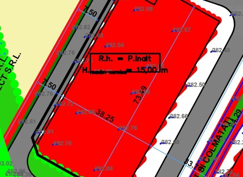 Teren in zona comerciala | Vama Pitesti |  S: 12.000 mp | Deschidere 65m | Autostrada